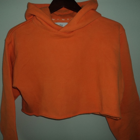 TNA Heavyweight Cropped Fleece Sweater - Picture 1 of 4